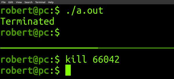 Basic Kill Command Usage